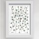 Botanical Print String of Hearts