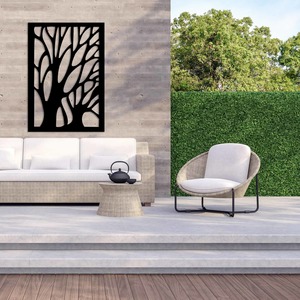 Garden Art NZ New Zealand Artists Ladybugs Gardening Online: Metal Wall Art Autumn Tree