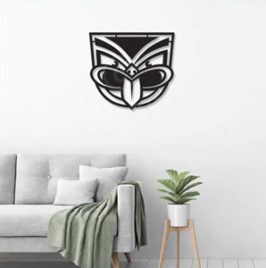 Warriors Metal Wall Art Made