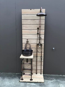 Copper Basin Shower & Tap Set Made