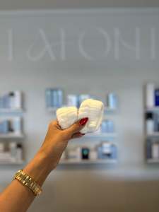 Cleansing Wrist Bands and Headband set (White)