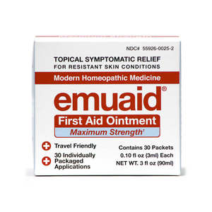 Emuaid: Emuaid- First Aid Ointment Travel Pack Maximum Strength  (30 pack)