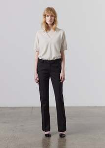 Bronson Straight Leg Trouser - Black