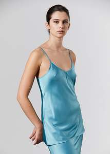 All: Silk Camisole - Cerulean