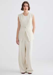 New Arrivals: Summer Waistcoat - Cream