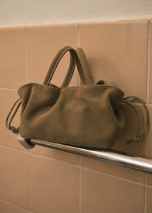 Accessories: Rylan Mila Mini Tote - Sand Suede