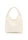 Rylan Recycled Leather Small Tote - Ivory
