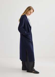 Cashmere Cardi Coat - Ink
