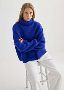 Nico Oversized Sweater - Royal