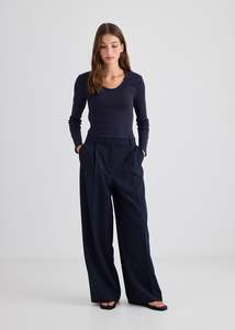 Essentials: Simone Trouser - Navy