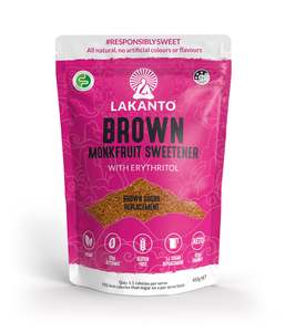 Lakanto Monkfruit Sweetener Brown replaces brown sugar