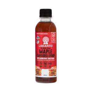 The Lakanto Difference: Lakanto Monkfruit No Added Sugar Maple Flavoured Syrup