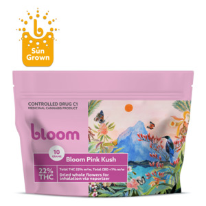 Bloom Pink Kush THC 22% 10g - Supported Access Programme