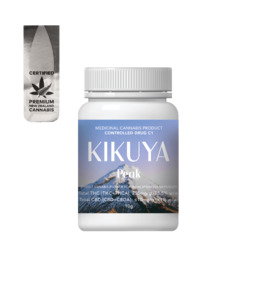 Prescription Only Thc Flower: KIKUYA Peak 10g (Indica Dominant Hybrid) 25.5% THC