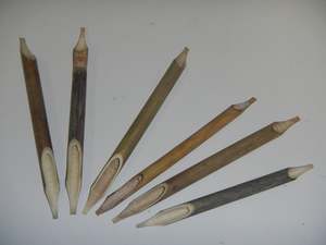 Traditional reed pen/set of three