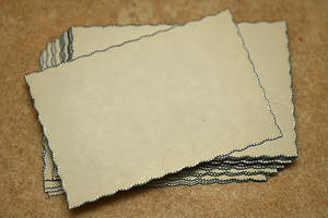 Vintage display card