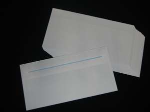 Clearance: Plain envelopes DLE, pack of 20.