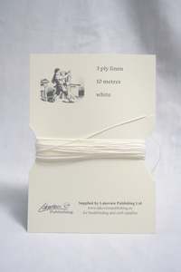 Bookbinding: Bookbinding thread 10m - 100% natural linen