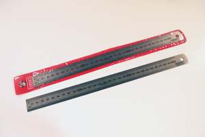 Clearance: stainless steel ruler for bookbinding