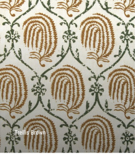 Whiteman Mellor: Trellis Cotton Amber