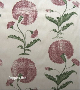 Whiteman Mellor: Poppy Cotton Red