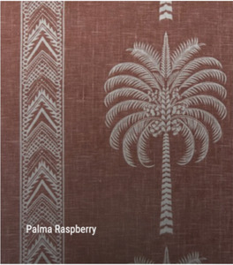 Whiteman Mellor: Palma on Slubbed Cotton Raspberry