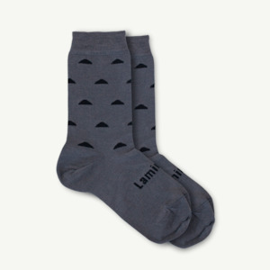 Merino Wool Crew Socks | MAN | Coal