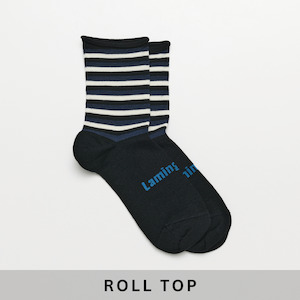 Merino Wool Roll Top Crew Socks | MAN | Royal