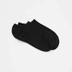 Sneaker Socks: Merino Wool Sneaker Socks | WOMAN | Black