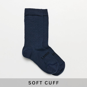 Merino Wool Soft Cuff Crew Socks | MAN | Midnight