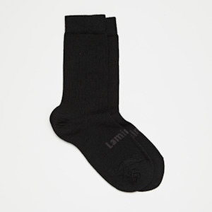 Man All: Merino Wool Crew Socks | MAN | Essential | Black