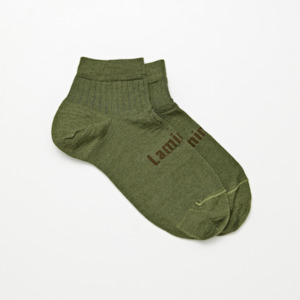 Sale Child: Merino Wool Ankle Socks | CHILD | Olive