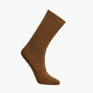 Merino Wool Crew Socks | WOMAN | Walnut