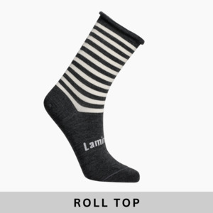 Merino Wool Roll Top Crew Socks | WOMAN | Piha