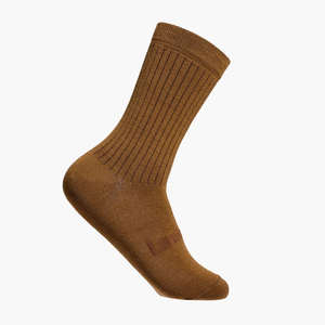 Merino Wool Crew Socks | MAN | Walnut