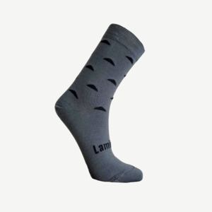 Merino Wool Crew Socks | MAN | Coal