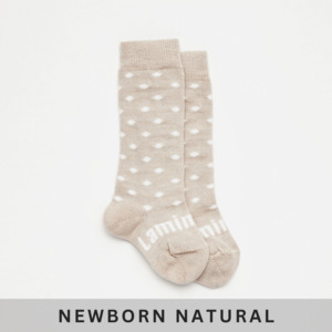 Merino Wool Knee High Socks | BABY | Truffle