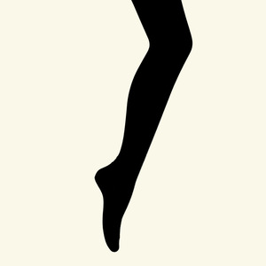 Merino Wool Textured Knit Tights | Woman | Black