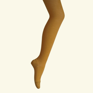 Merino Wool Textured Knit Tights | Woman | Tobacco