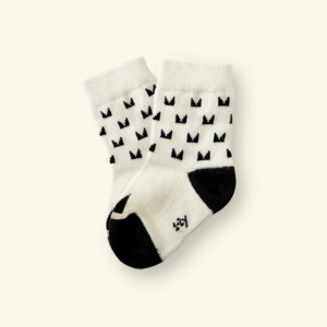 Merino Wool Baby Socks | Pixel