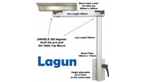 Products: Lagun - Space Saving Swivel Table Pedestal