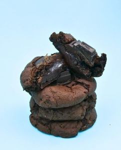 Box of 4 cookies - Lang's Little Bakery's dark triple choc cookies (vegan)