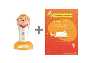box set/bundles: Record & GO Box Set - Language Monkey Reader + 240 Recordable Audio Stickers
