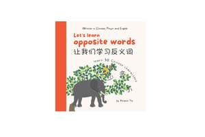 Let's Learn Opposite Words (Mandarin & English) Softcover Book