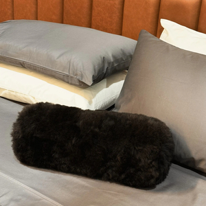Products: SHORT WOOL ICELANDIC BOLSTER CUSHIONS Lapco for Leather