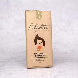 Wholesale: Hazelnut & Mango Dark Chocolate 66% São Tomé