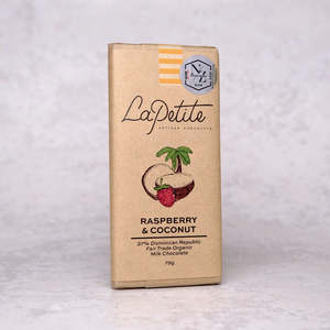Wholesale: Raspberry & Toasted Coconut Milk Chocolate 37% Dominican Republic