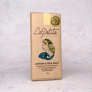 Wholesale: Lemon & Sea Salt Milk Chocolate37% Dominican Republic