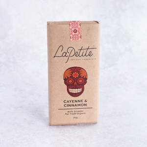 Cayenne & Cinnamon Dark Chocolate <br>70% Ecuador
