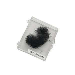 Eyelash Extensions: 5D 0.07 C Curl Pro-Made Fan 1000 Loose